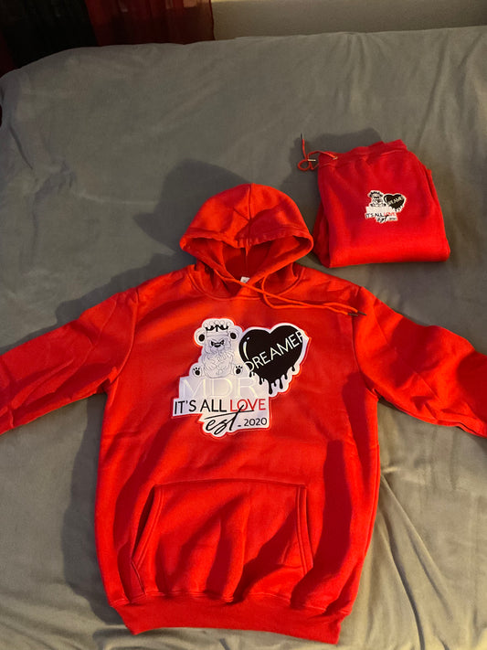 Red MDR sweatsuit